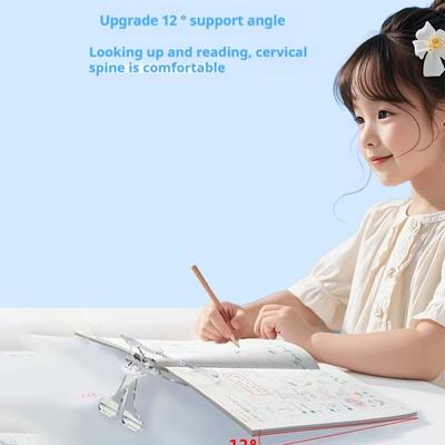 Easy To Read Reading Bookmark Holder 12° Anti-slip Anti Page Turning Holder Plastic Desktop Reading Stand