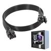 High Performances 8Pin To 6+2 Pin PCIE GPU Power Cable 50cm Length for Modulars PSUs Connection