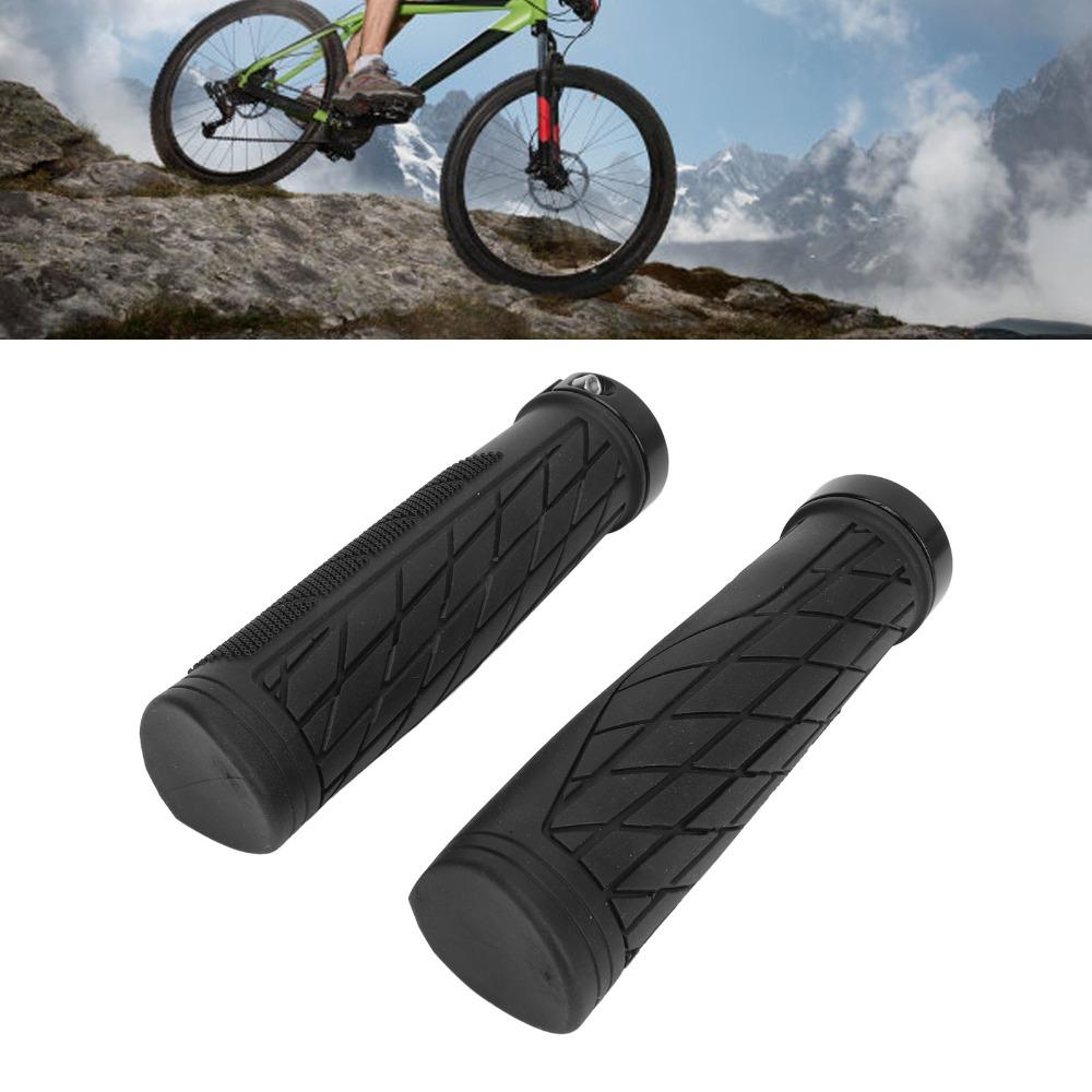1Pair Ergonomic Bike Handlebar Grips Anti-Slip Bicycle Grips E‑bike Handle Grips  Daily Riding