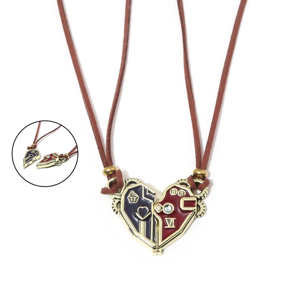 Of League Arcane Legends Katie Leung Vi Heart Shape Jewelry Necklace Pendant
