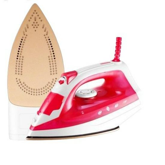 Dual-Use Electric Iron & Mini Garment Steamer for Dry/Wet Ironing