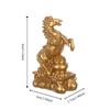 Lucky Charm Zodiac Animal Horse Sculpture Feng Shui Design Cute PVC Statue Creative Fortune Wealth Desktop Ornament