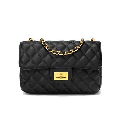 Xiaoxiang Rautenförmige Kettentasche, Damentasche, Lady Lady Ein-Schulter-Umhängetasche, Handtasche mit großem Fassungsvermögen