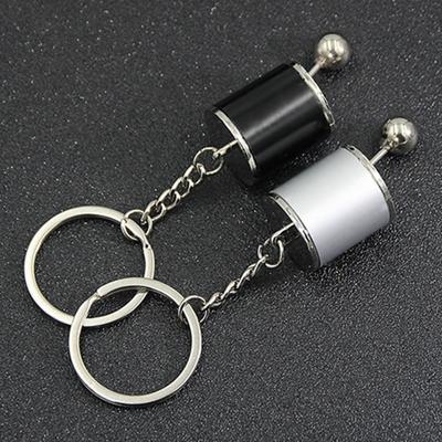 Rust-proof Durable Excellent Polishing Surface 6 Speed Manual Gearboxes Keychain Key Ring