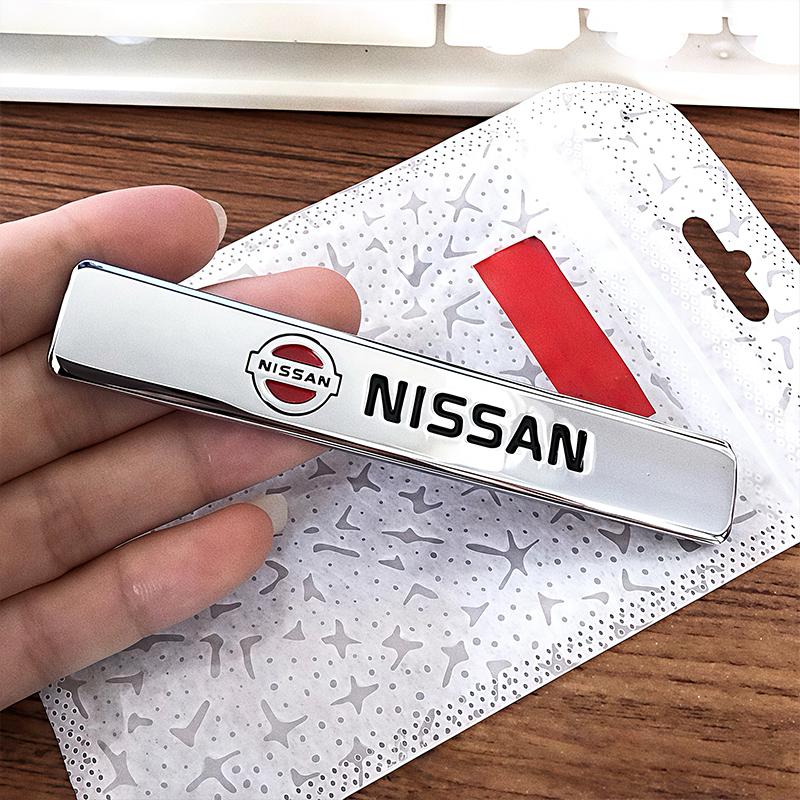 1Pcs 3D Metal Stickers Car Body Trunk Decal For Nissan Qashqai Patrol X-trail Sylphy N7 Teana Note J10 J11 u Navara Juke GTR Tiida
