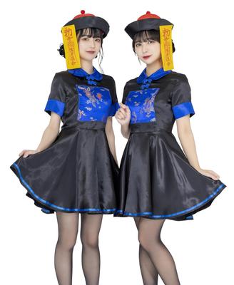 Fantasia de Kyonshi Girl Produto Genuíno Clear Stone Feminino 155cm-165cm