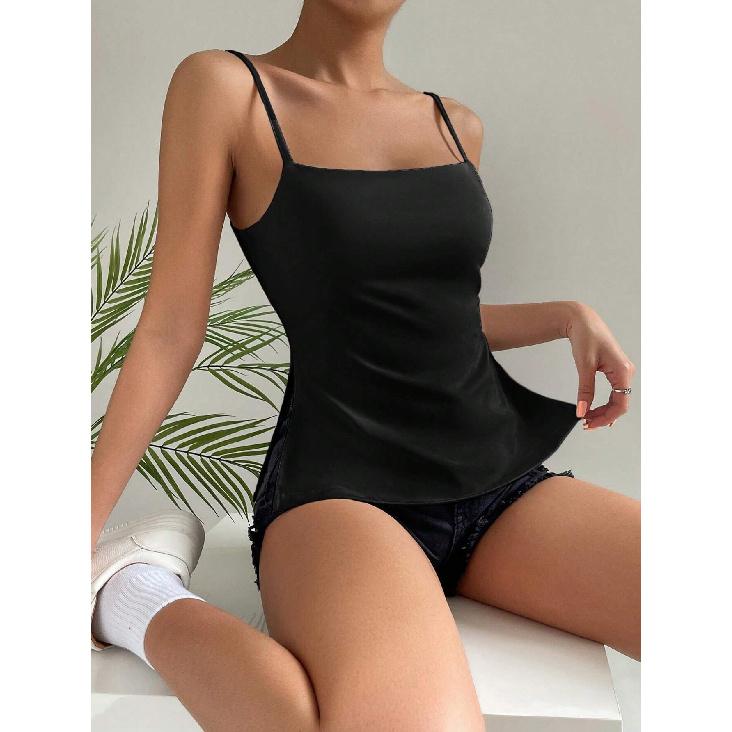 New Summer Casual Temperament Slim Fit Sexy Vest T-Shirt Sleeveless Suspender Versatile Top Strapless Women