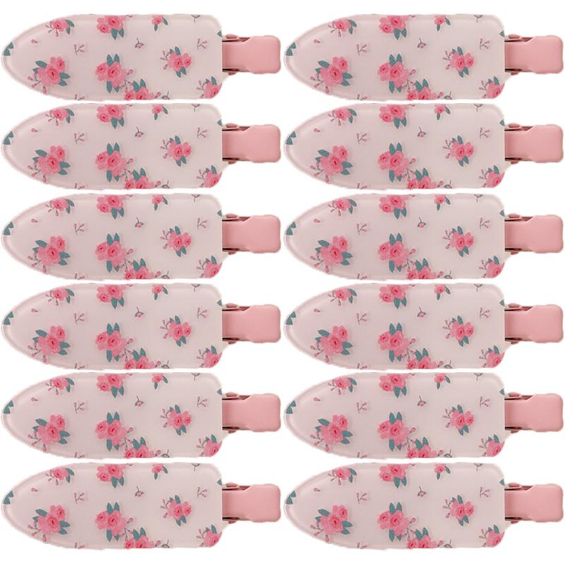 Cherry Polka Dot Floral Bow Hair Clips Love Girl Duckbill Clip Broken Hair Bangs Hair Accessories