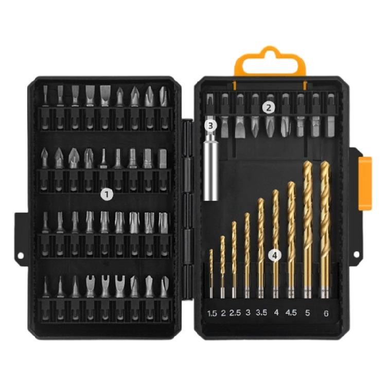 Heavy Duty Alloy Hexagonal Screwdriver Set Universal Multiple Bits Nonslip Design Compact Carrying Case for Maintenance