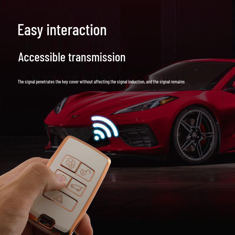 Compatible Luhu Jiebao Key Cases for Range Rover Velar, Evoque, Discovery 4, Sportage, and Defender.