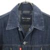 CARE LABEL made in Italy Denim Jacket XS Indigo Denim jacket trucker Men's Used