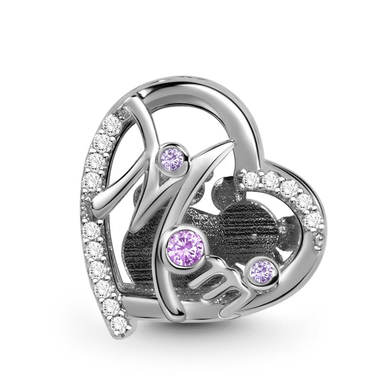 New Mother'S Day Crown Charm Fit Original Bracelet Shining Bead Diy Women Jewelry Giftcopper Trinket Jewelry Party Gift