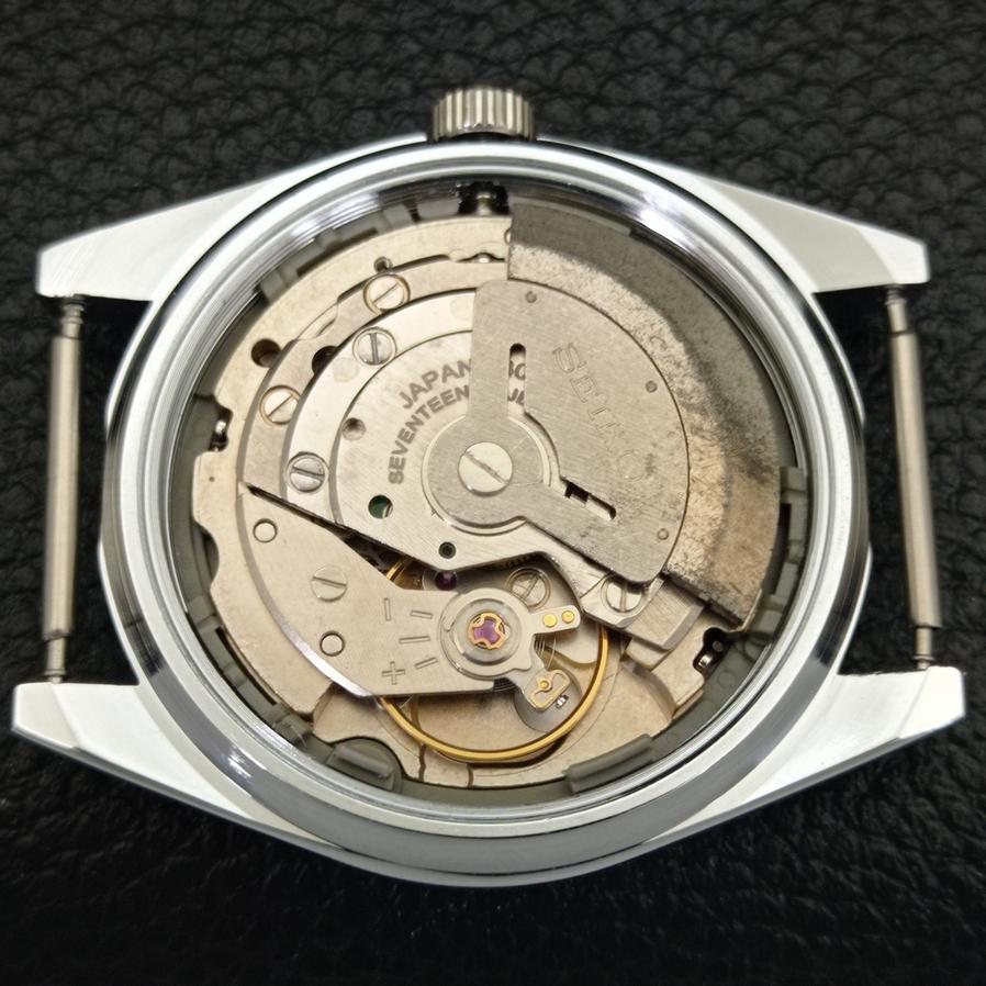 REFURBISHED SEIKO 5 AUTOMATIC 6309A JAPAN MENS ARABIC BLACK DIAL WATCH a427341-2 QRL-a427341