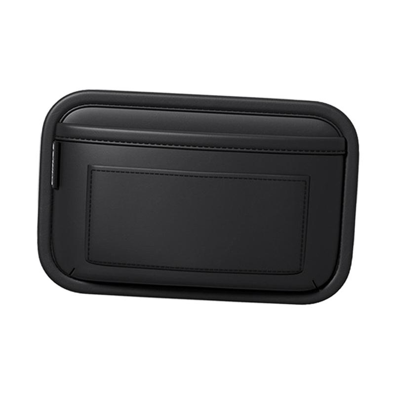 Car Seat Side Pocket Organizer Purse Bag Receipts Card Car Organizer Storage Bag Interior Accessories PU Leather 20x1m