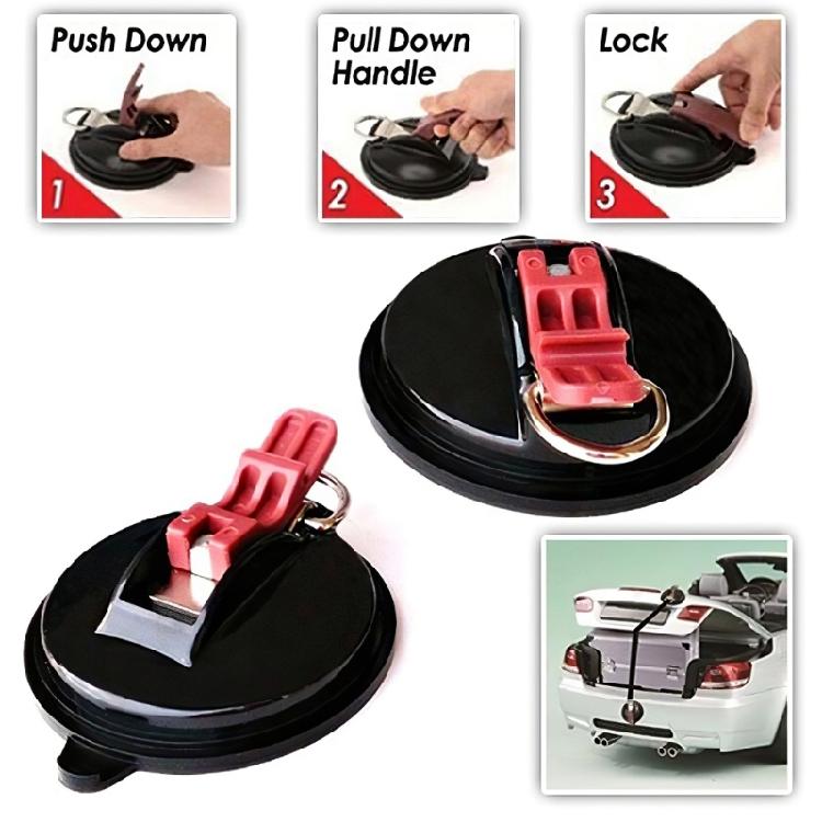 High Strength Suction Cup Utility Hooks for Camping Attachments Home Use Additional Space Holds Firmly on Glass Surfaces