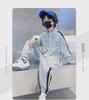 Autumn 2024 Boys' Korean-Style Two-Piece Suit: Trendy Loose Fit for Kids