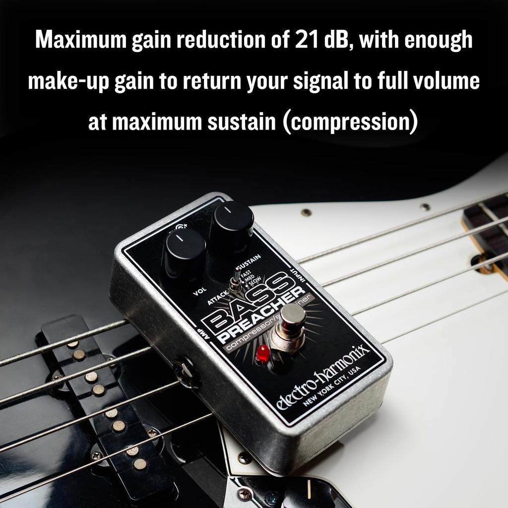 Bass Preacher Kompressor Effekte Electro-Harmonix (Basspedal)