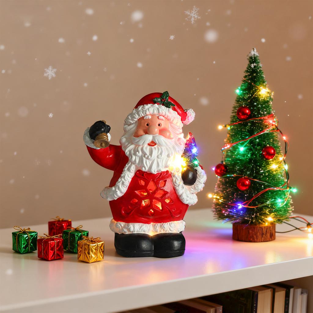 Glowing Gingerbread House With Lights - Animated Christmas Decoration For Indoor Festive Display