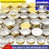 Golden Round Leak-Proof Heated Tin Foil Bowl - Takeaway Meal & Hot Pot Aluminum Foil Container.