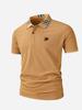 Herren Golf Poloshirt Schnelltrocknend Feuchtigkeitsableitend Lässiges Arbeits-T-Shirt mit kurzen Ärmeln