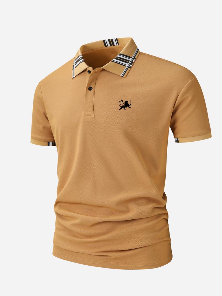 Herren Golf Poloshirt Schnelltrocknend Feuchtigkeitsableitend Lässiges Arbeits-T-Shirt mit kurzen Ärmeln