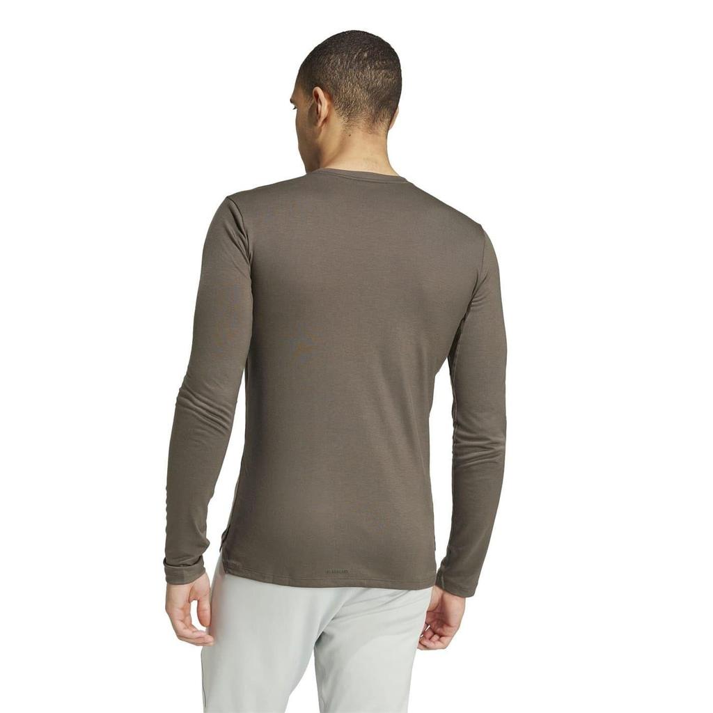 adidas Mens Aeroready Slim Long-Sleeved T-Shirt