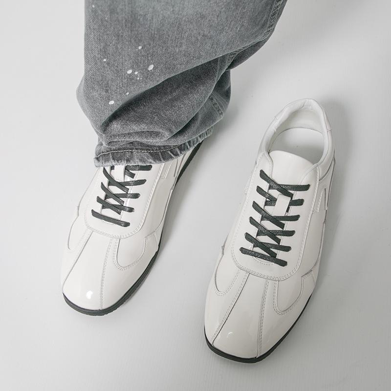 Herren Vintage Minimalistische Deutsche Trainingsschuhe - Klassische Lässige Boxschuhe, Große Größen Erhältlich