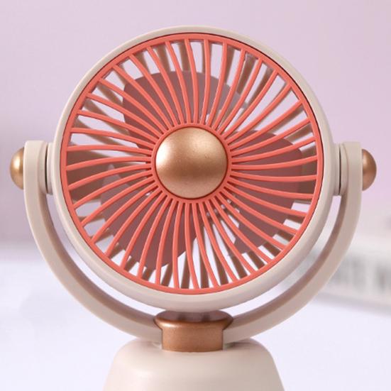 Mini-Schreibtischventilator 100 Geschwindigkeiten Winkelverstellbar USB-wiederaufladbar Sommer Handventilator Tragbar Outdoor Reise Mini Persönlicher Ventilator