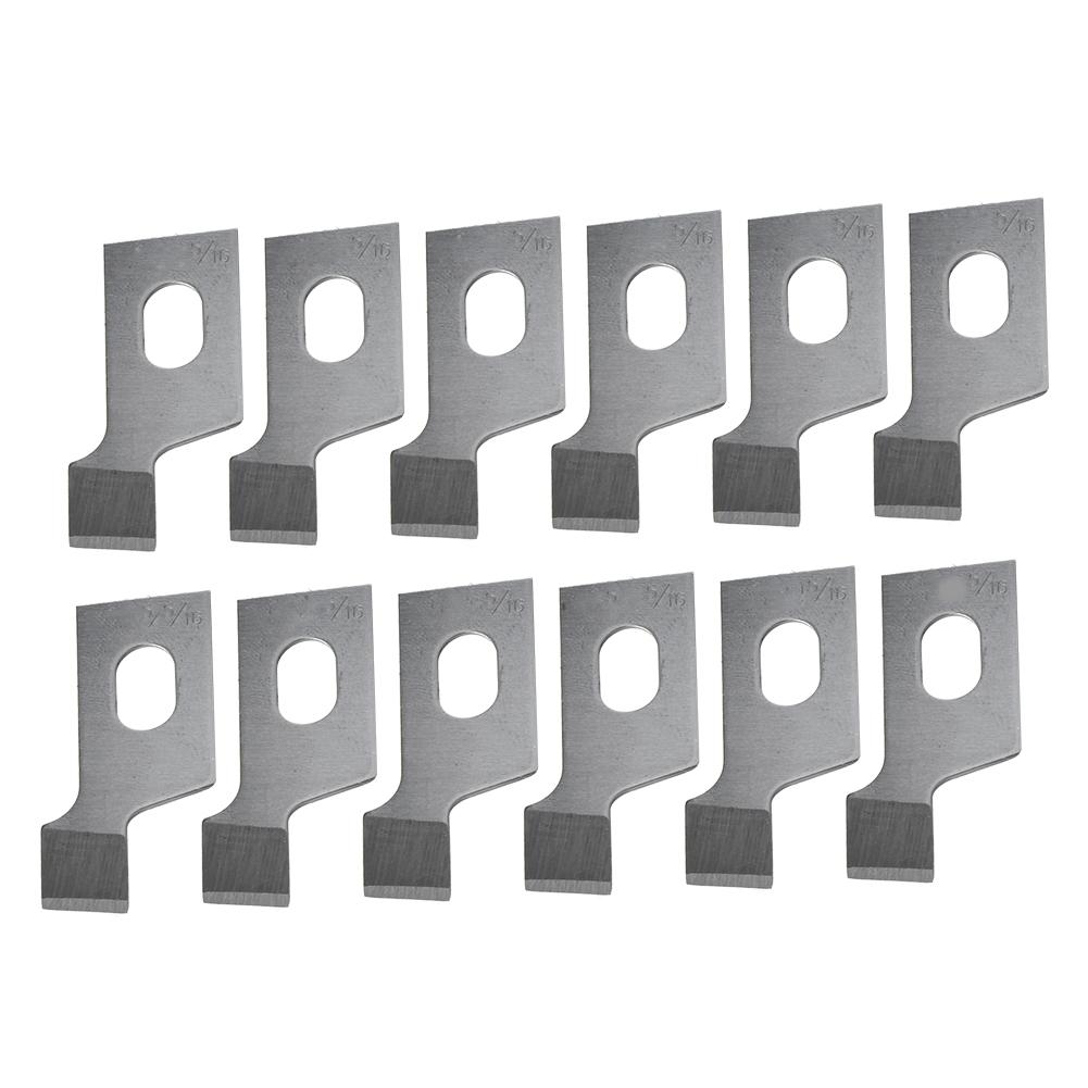12 Pcs 781 Straight Buttonhole Machine Blade Set Industrial Sewing Machine Accessory (5 16)