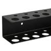 Screwdriver Holder Heavy Duty Wall Mount Storage Rack Organizer for Workshop Shed Garage Home Black