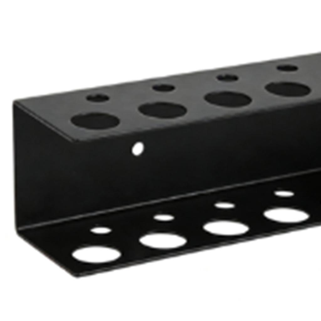 Screwdriver Holder Heavy Duty Wall Mount Storage Rack Organizer for Workshop Shed Garage Home Black