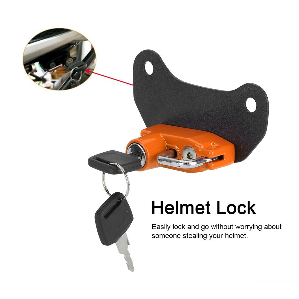 Motorcycle Modification Aluminum Alloy Helmet Lock Mount Hook Fit for Indian ScoutOrange