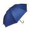 Rose Sangyo Florence Kelly Rain or Shine 60cm Jump Umbrella with Embroidered 82601102 Flowers, Navy,