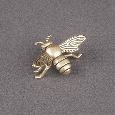 Kleine Biene Messingskulptur Niedliche Insekten Dekorative Figuren Kupfer Honigbiene Souvenir Haus- und Gartendekoration Miniaturen