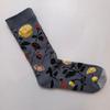 French Artistic Oil Painting Series: Colorful Trendy Mid-Calf Cotton Socks for Women