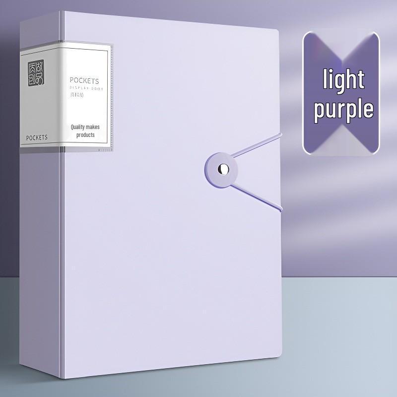 A4 Transparent Insert Pocket File for Office and Medical Record Organization