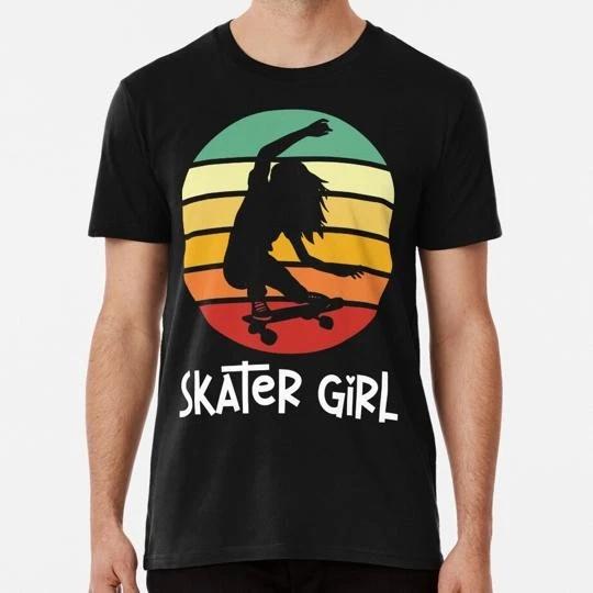 Skater Girl Vintage Skateboarder Size S to 5XL Made in the USA T-Shirt L
