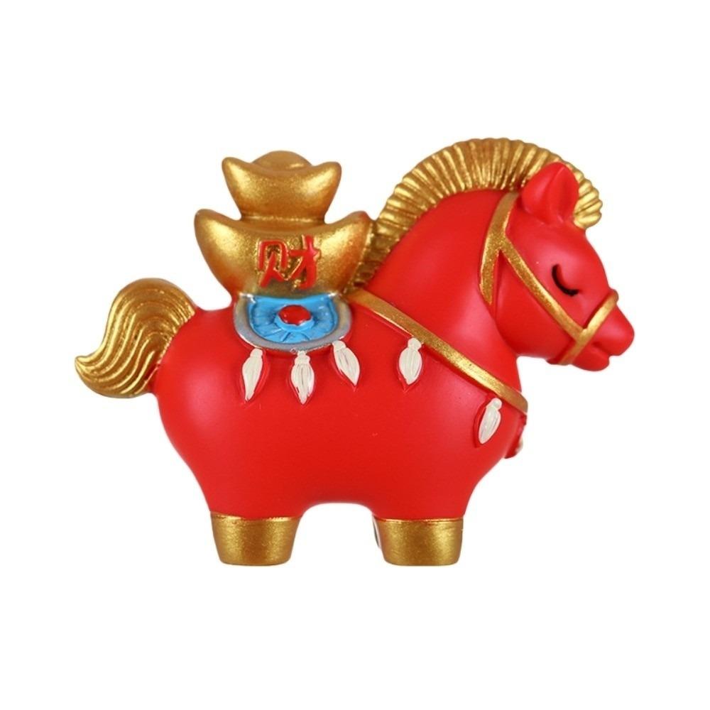 Chinese Style Horse Miniature Horse Mascot Zodiac Horse Ornaments 2026 Gift Horse Figurine  Cabinet