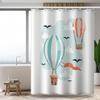 Bathroom Thickened Waterproof Curtain Mildew Proof Shower Curtain Shower Partition Curtain Shower Curtain Bathroom Curtain Free Perforation