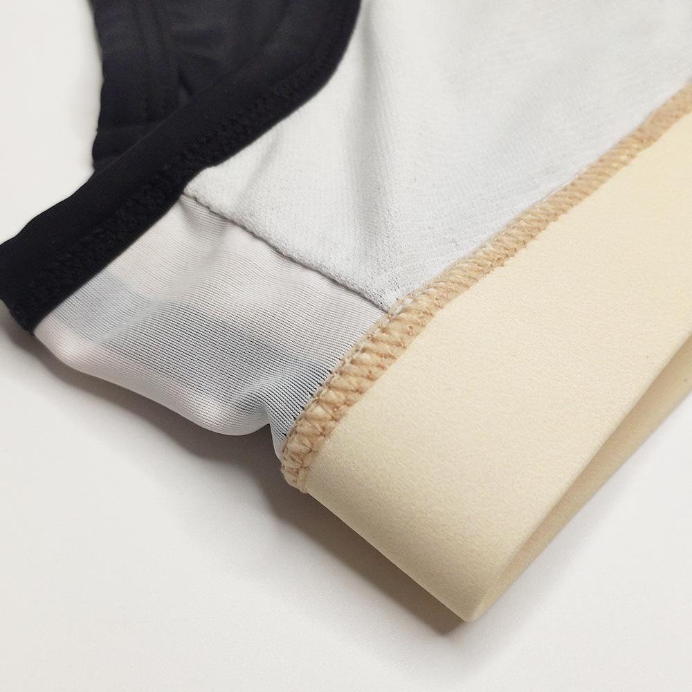 UXH Men's Color Block Stripe Triangle Swim Briefs