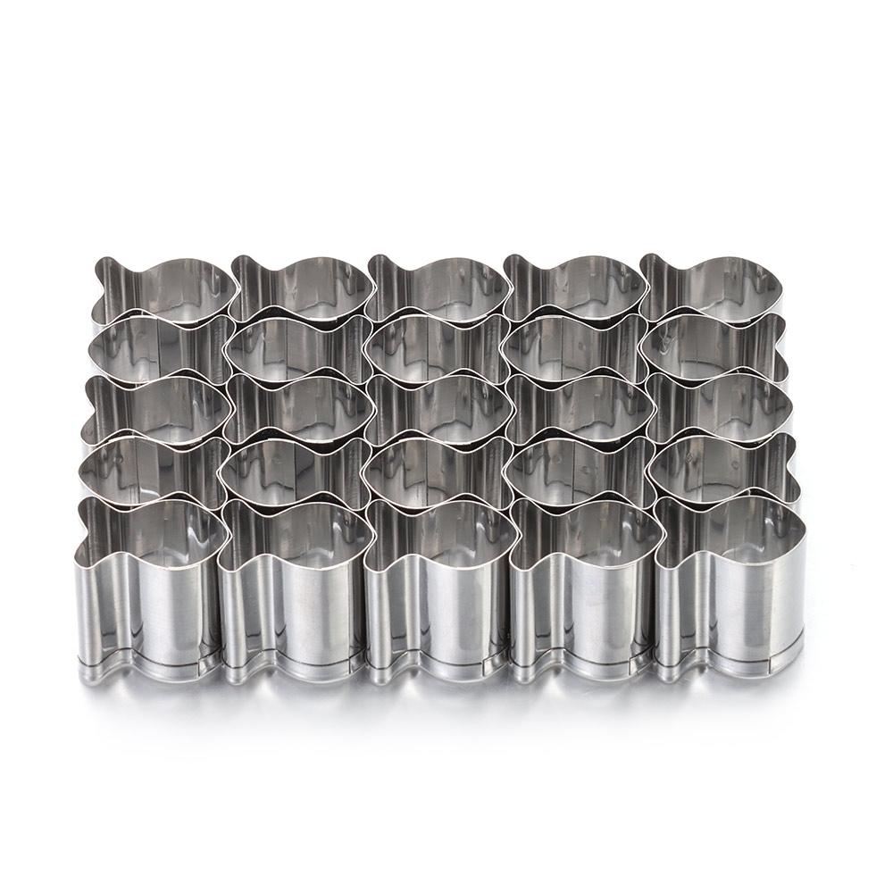 Stainless Steels 25 Cavity Fish Cookie Cutter Cookie Cutters Mould  For DIY Fish Shaped Foods