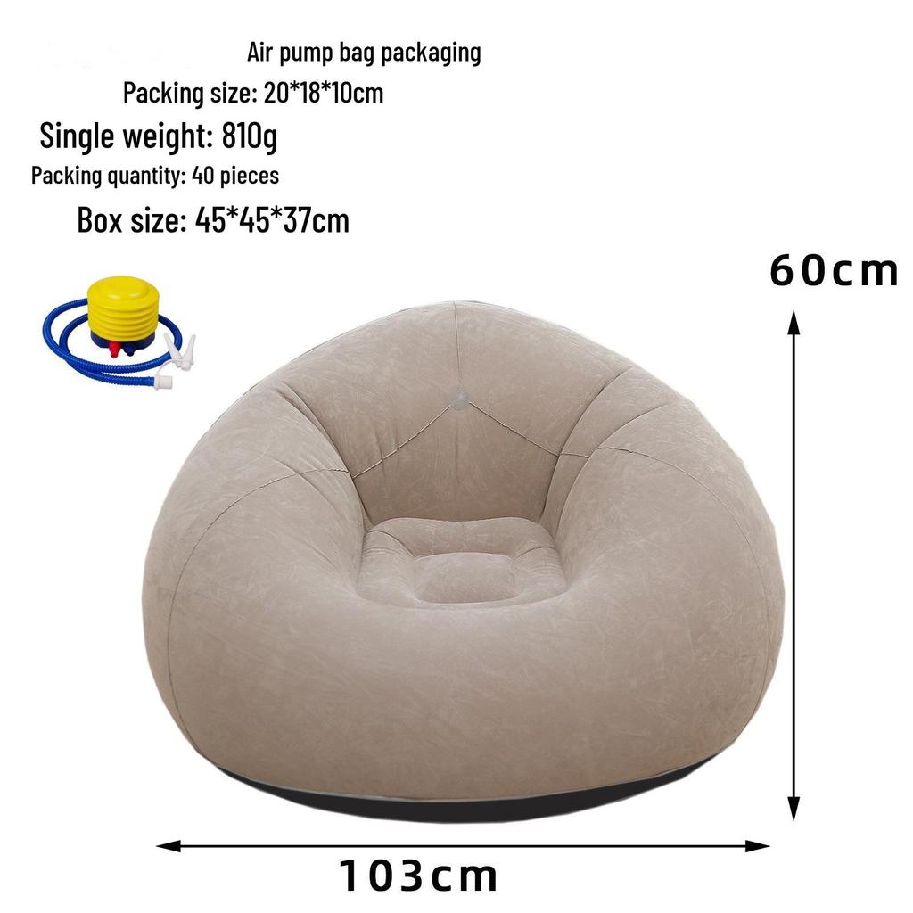 Inflatable Lounger Reclining Chair – Perfect for Home, Balcony, or Leisure Naps.