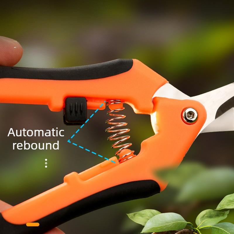 Metal Pruning Scissors Multi Purpose Hand Tool for Garden Grafting Bonsai Fruit Picking Weed Cutting and Daily Household Use