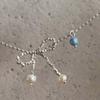 Elegant Bowknot Necklace Stylish Charm Necklace Versatile Jewelry Alloy Material Perfect for Daily Wear Parties and Date
