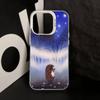 Bright Hedgehog In The Fog Silver Plated Inside Phone Case For iPhone 17 16 15 14 11 12 13 Pro Max Plus X XR XS Max Colored