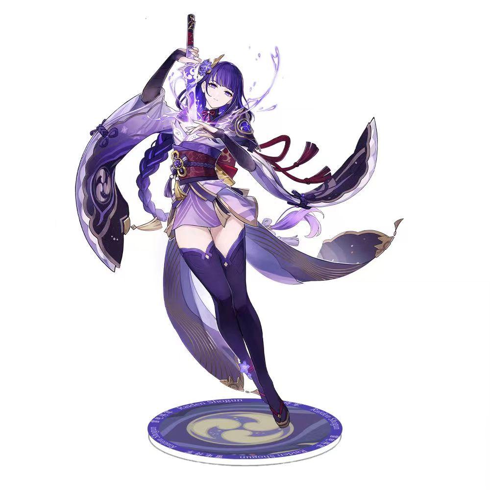 Genshin lmpact Anime Figure Varka Acrylic Stand Lauma Flins Aino Ineffa Model Plate 1pc Desk Decor Standing Sign Game Fans Durable Gifts