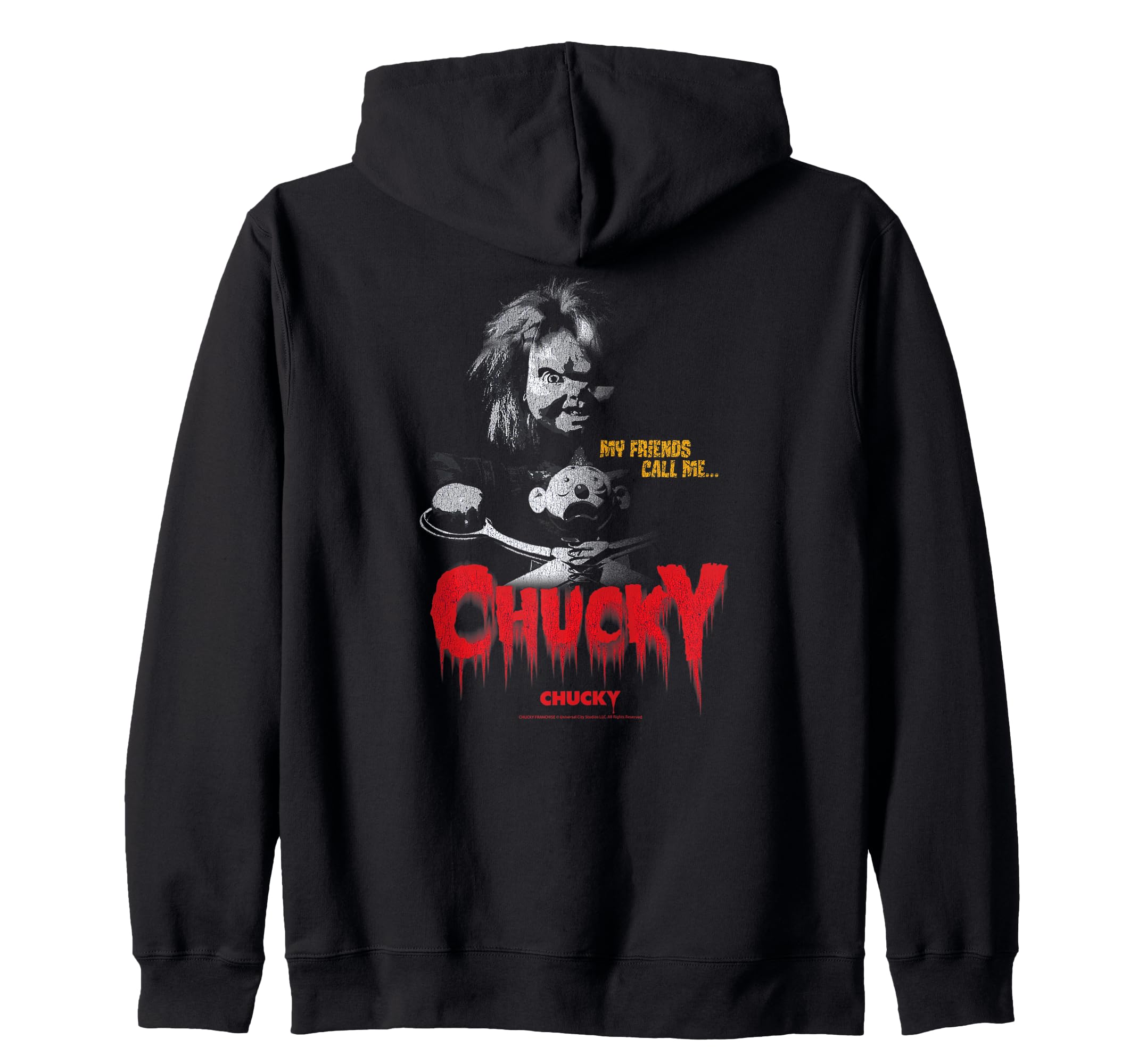 

Chucky My Friends Call Me Chucky Vintage Zip Hoodie чорний