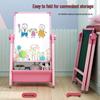 Kids' Double-Sided Magnetic Blackboard & Whiteboard: Erasable Drawing & Writing Stand with Coloring and Graffiti Features