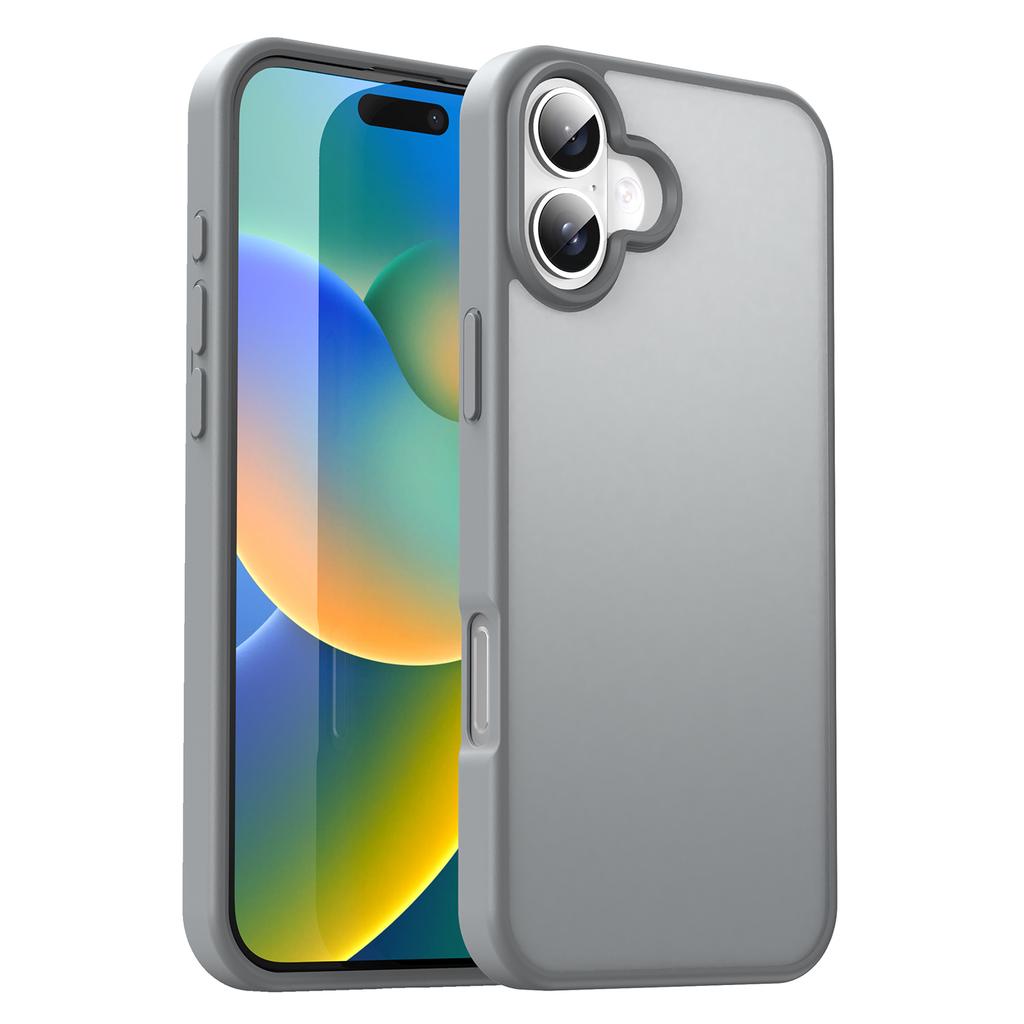 For iPhone 16 Case Skin Touch Matte Anti Drop TPU PC Phone Back Cover