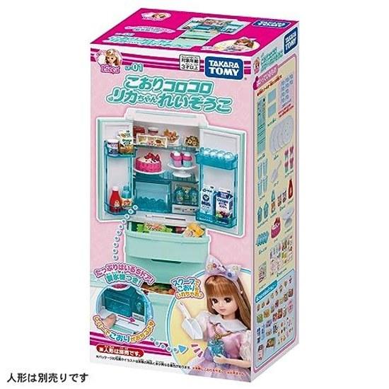Takara Tomy Licca-chan LF-01 Ice Rolling Refrigerator Dress-Up Play Toy Ages 3 Up
